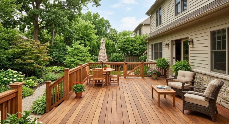 Hardwood Deck Installation in Stamford, CT