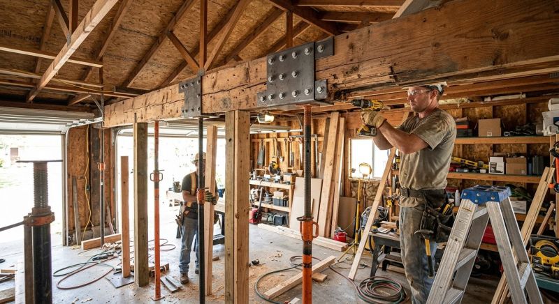 House Beam Repair in Kansas City, KS