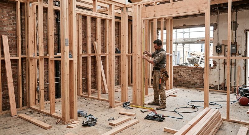 Timber Stud Framing in Wilmington, NC